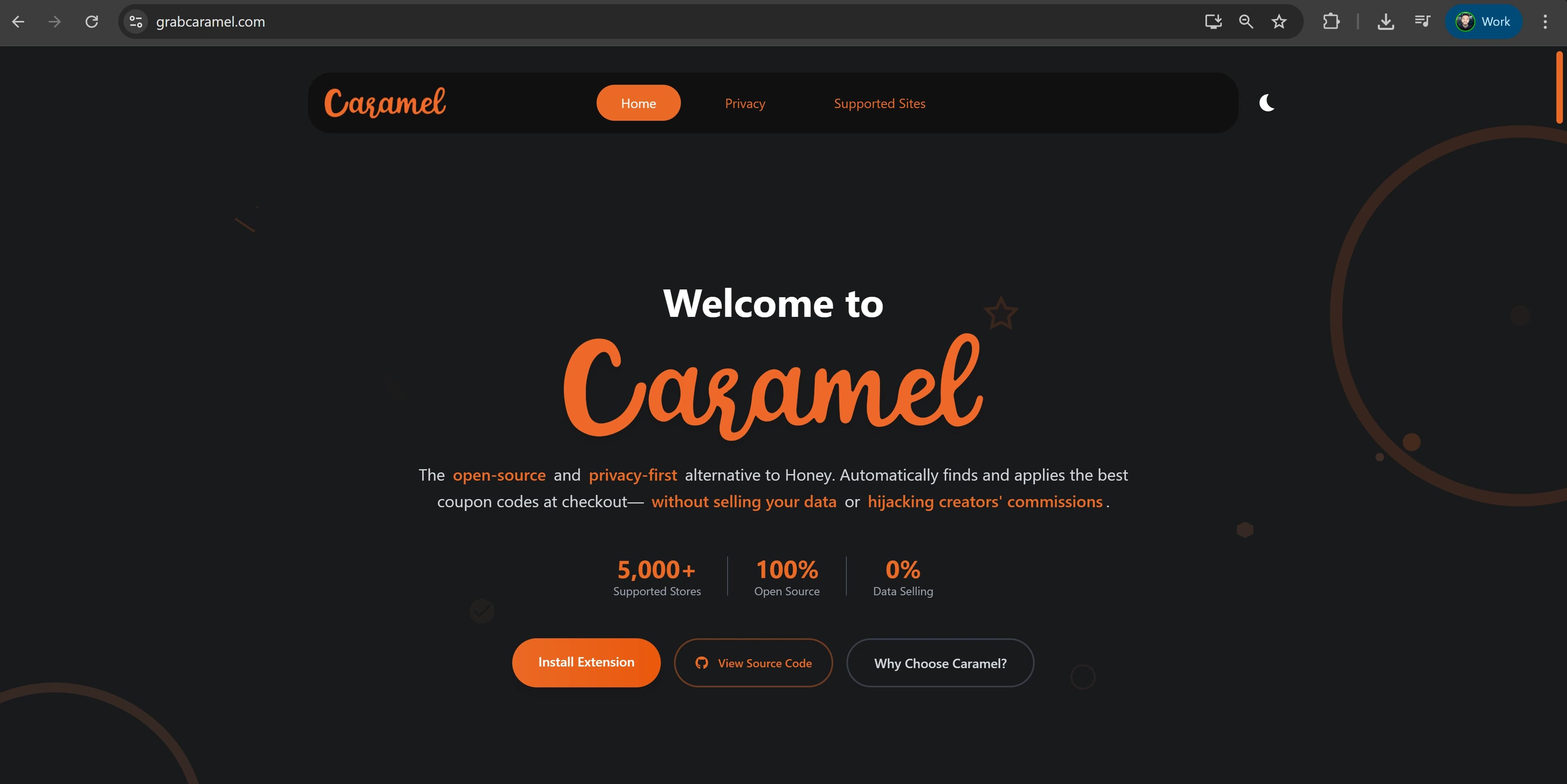 Caramel screenshot